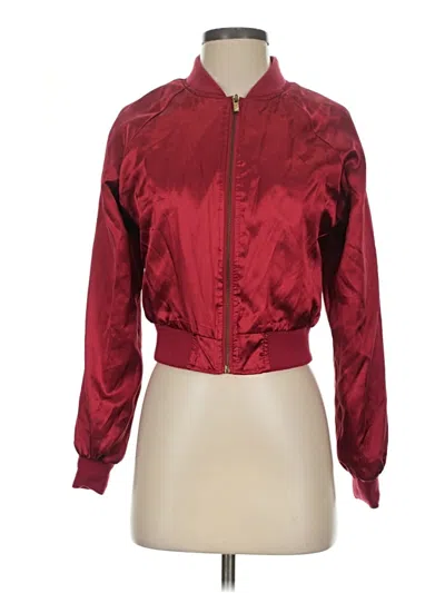 Pre-owned Charlotte Russe Jacket In Red