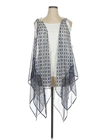 Pre-owned Charlotte Russe Kimono In Blue