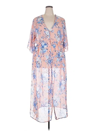 Pre-owned Charlotte Russe Kimono In Blue