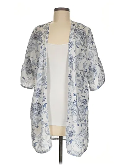 Pre-owned Charlotte Russe Kimono In Blue