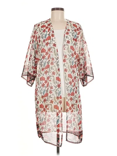 Pre-owned Charlotte Russe Kimono In Ivory