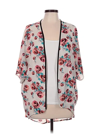 Pre-owned Charlotte Russe Kimono In Ivory