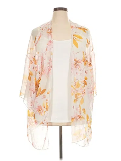 Pre-owned Charlotte Russe Kimono In Pink