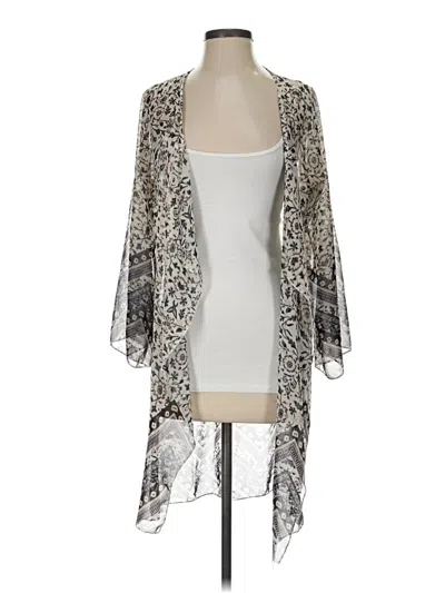 Pre-owned Charlotte Russe Kimono In Silver