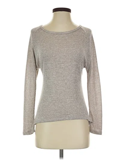 Pre-owned Charlotte Russe Long Sleeve T-shirt In Gray