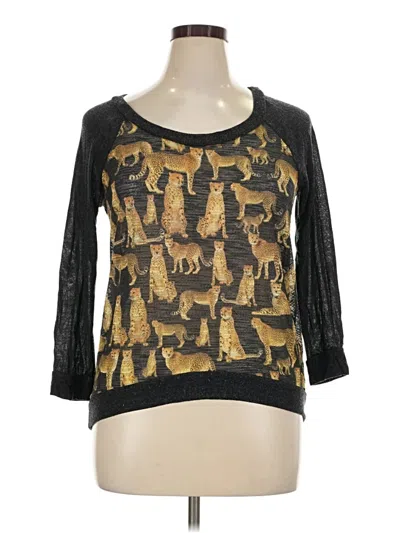 Pre-owned Charlotte Russe Pullover Sweater In Black