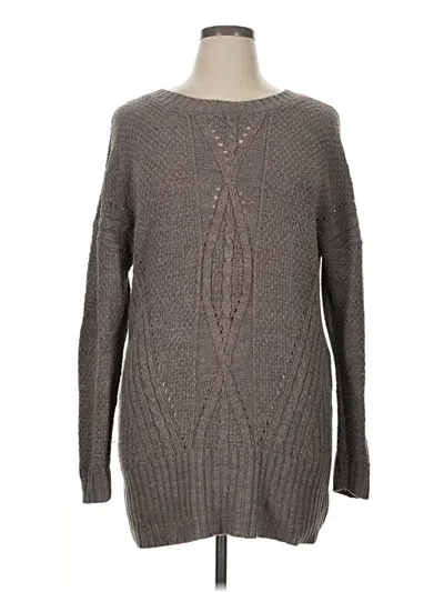 Pre-owned Charlotte Russe Pullover Sweater In Gray