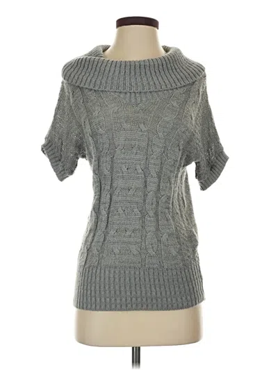 Pre-owned Charlotte Russe Pullover Sweater In Gray