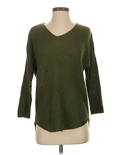 Pre-owned Charlotte Russe Pullover Sweater In Green