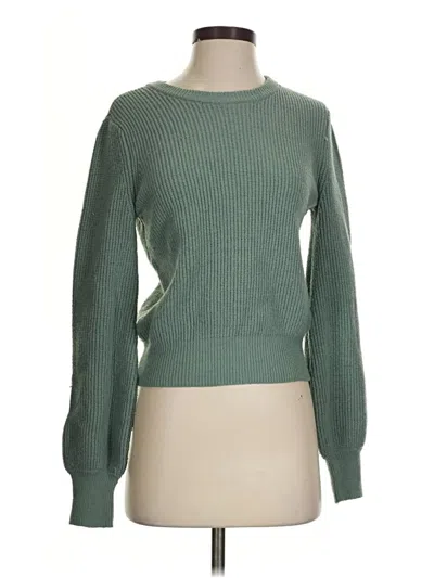 Pre-owned Charlotte Russe Pullover Sweater In Green
