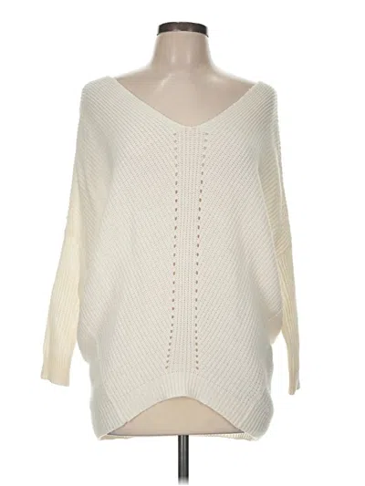 Pre-owned Charlotte Russe Pullover Sweater In Ivory