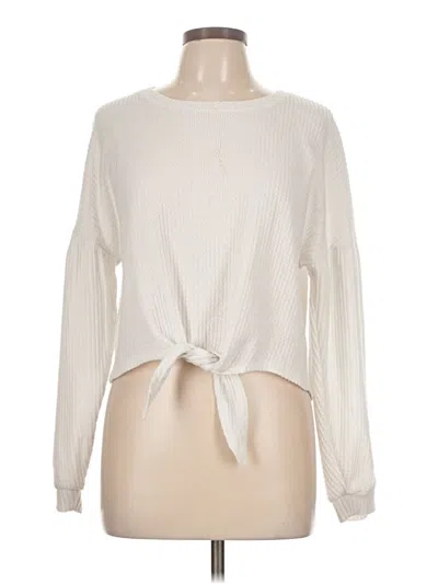 Pre-owned Charlotte Russe Pullover Sweater In Ivory
