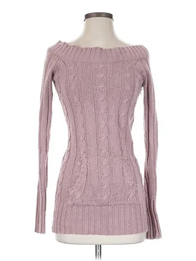 Pre-owned Charlotte Russe Pullover Sweater In Pink
