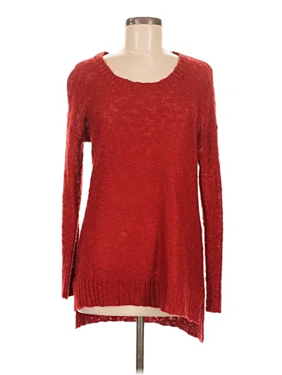 Pre-owned Charlotte Russe Pullover Sweater In Red