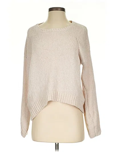Pre-owned Charlotte Russe Pullover Sweater In Tan
