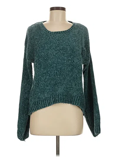Pre-owned Charlotte Russe Pullover Sweater In Teal