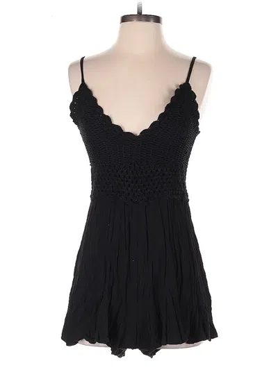 Pre-owned Charlotte Russe Romper In Black