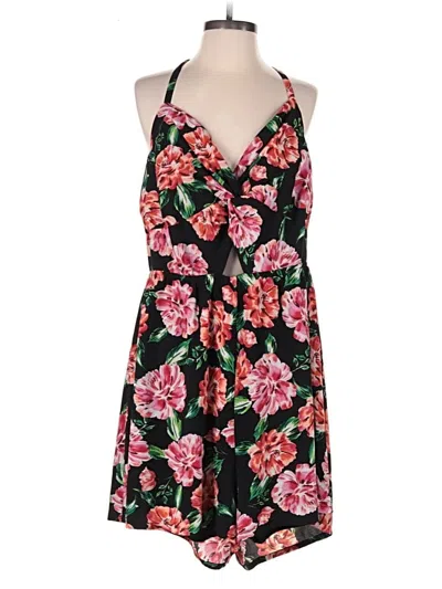 Pre-owned Charlotte Russe Romper In Black