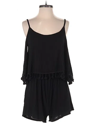 Pre-owned Charlotte Russe Romper In Black