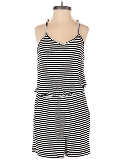 Pre-owned Charlotte Russe Romper In Black