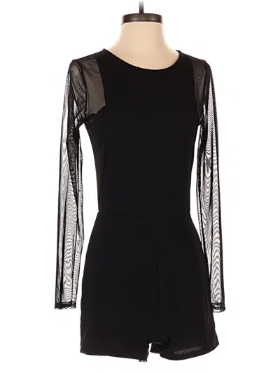 Pre-owned Charlotte Russe Romper In Black