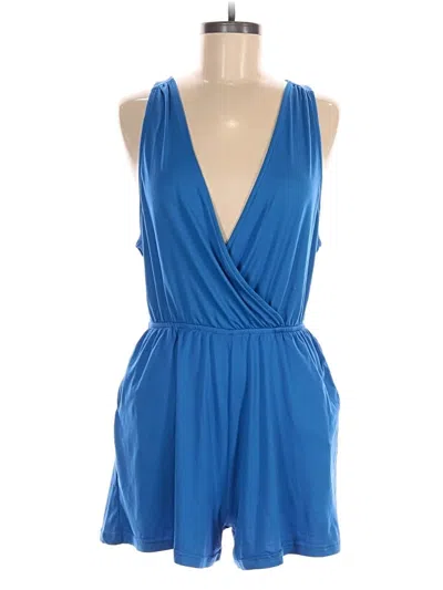 Pre-owned Charlotte Russe Romper In Blue