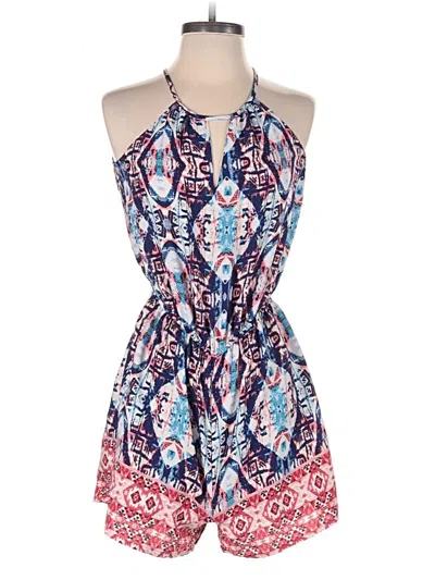 Pre-owned Charlotte Russe Romper In Blue