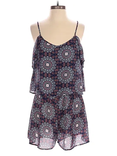 Pre-owned Charlotte Russe Romper In Blue