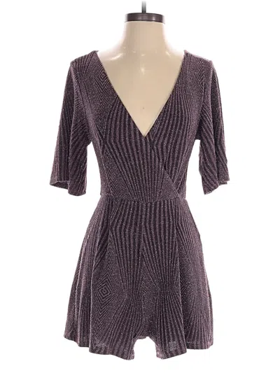 Pre-owned Charlotte Russe Romper In Purple