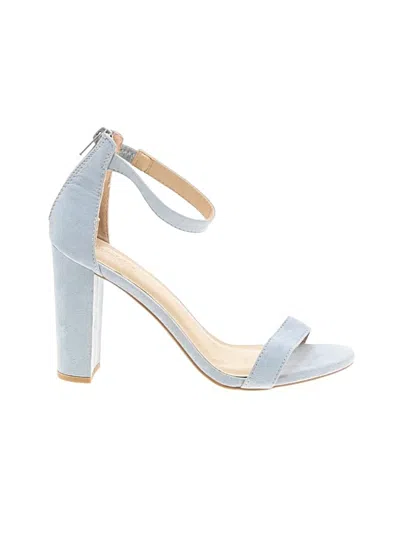 Pre-owned Charlotte Russe Sandals In Blue