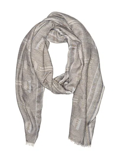 Pre-owned Charlotte Russe Scarf In Gray