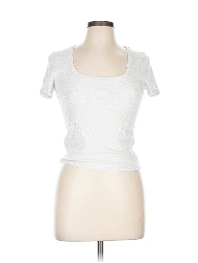 Pre-owned Charlotte Russe Short Sleeve T-shirt In Gray