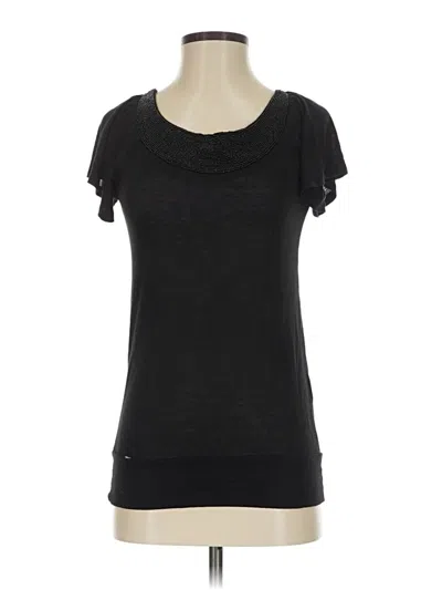 Pre-owned Charlotte Russe Short Sleeve T-shirt In Black