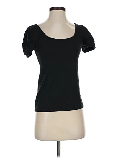 Pre-owned Charlotte Russe Short Sleeve T-shirt In Black