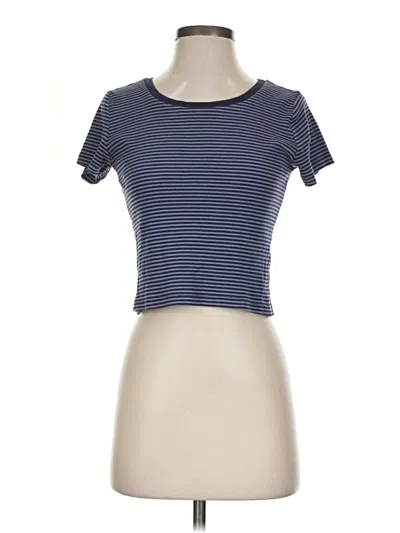 Pre-owned Charlotte Russe Short Sleeve T-shirt In Blue
