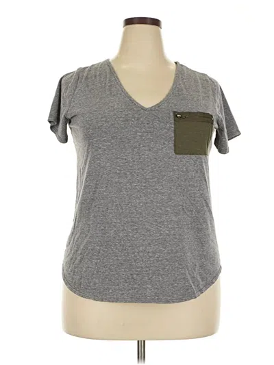 Pre-owned Charlotte Russe Short Sleeve T-shirt In Gray