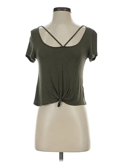 Pre-owned Charlotte Russe Short Sleeve T-shirt In Green