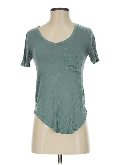 Pre-owned Charlotte Russe Short Sleeve T-shirt In Teal