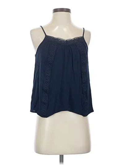 Pre-owned Charlotte Russe Sleeveless Blouse In Blue