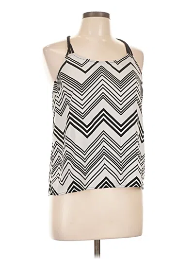 Pre-owned Charlotte Russe Sleeveless Blouse In Silver