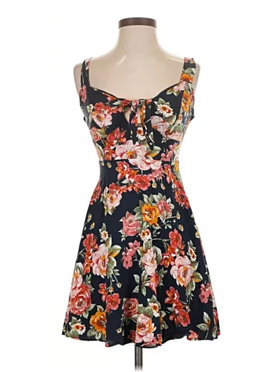 Pre-owned Charlotte Russe Sleeveless Top Black Sweetheart Neckline Tops