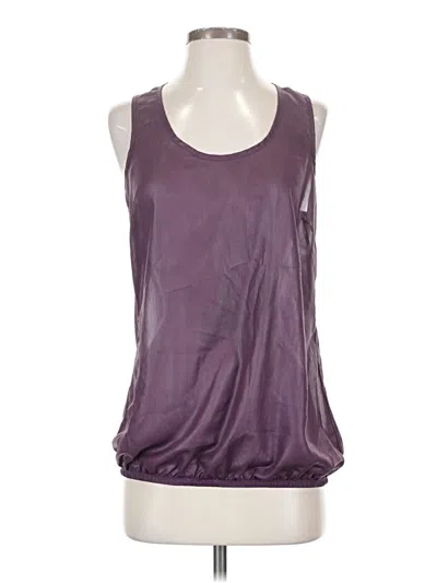 Pre-owned Charlotte Russe Sleeveless Top Purple Halter Neckline Tops