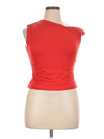 Pre-owned Charlotte Russe Sleeveless T-shirt In Red