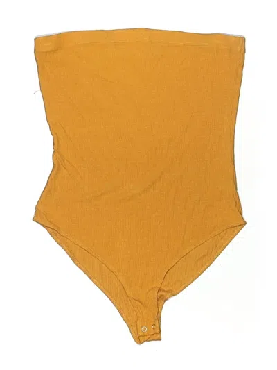 Pre-owned Charlotte Russe Swimsuit Bottoms In Gold