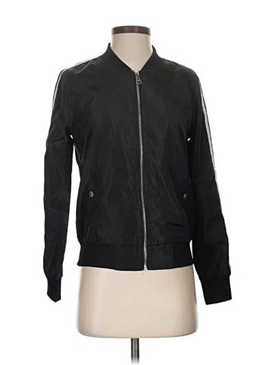 Charlotte Russe Track Jacket In Black