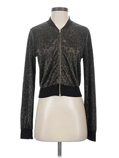 Pre-owned Charlotte Russe Track Jacket In Black