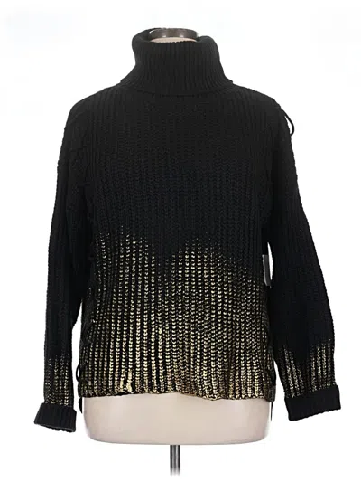 Pre-owned Charlotte Russe Turtleneck Sweater In Black