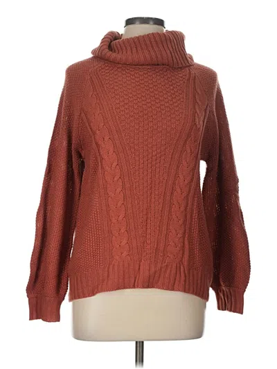 Pre-owned Charlotte Russe Turtleneck Sweater In Brown
