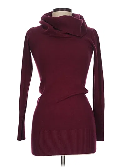 Pre-owned Charlotte Russe Turtleneck Sweater In Burgundy