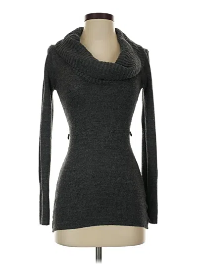 Pre-owned Charlotte Russe Turtleneck Sweater In Gray